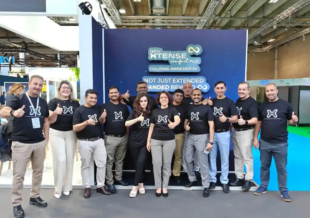Biotech Healthcare presenta con éxito la nueva lente Optiflex XTENSE Comfort Plus