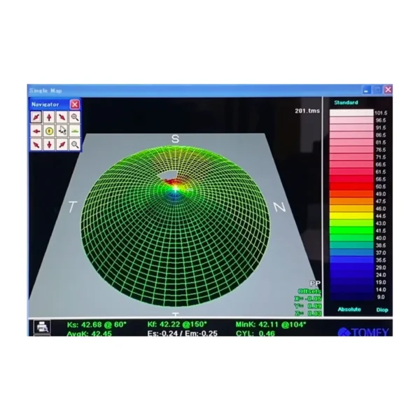Mapa corneal 3D