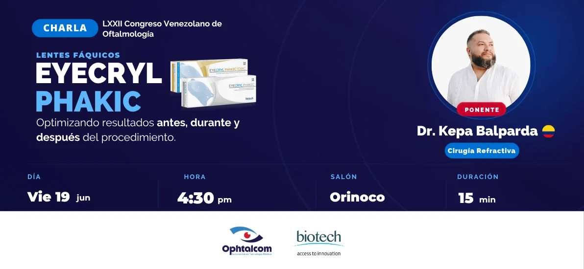 EyeCryl Phakic Charla | Dr. Kepa Balparda
