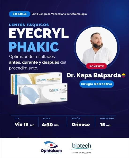 EyeCryl Phakic Charla | Dr. Kepa Balparda
